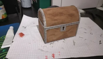 Фэнтезийный сундук-коробка для кубиков D&D/органайзер для... 1
