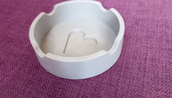 Функциональная пепельница с сердечком