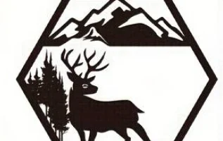 4шт декоративные рамки Лось Олень Волк Медведь Шестиуголь... 4