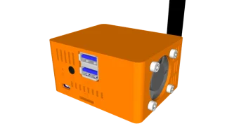 Корпус Orange Pi Zero с платой расширения USB и вентилято... 2