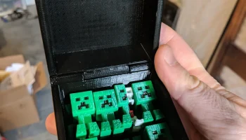 Сундук Minecraft одинарный и двойной 5