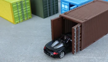 Морской контейнер v3.0 (штабелируемый, масштаб 1:43) 1