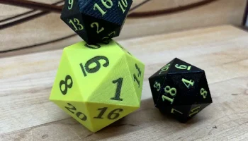 20-сторонняя матрица D20, только для цветной печати........