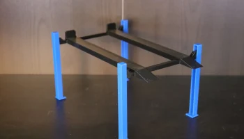 Литой автомобильный подъемник с 4 опорами - масштабы 1:64, 1 5