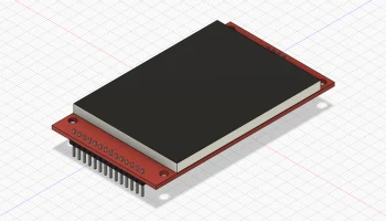 2,8 TFT SPI 240x320 V1.2 (3D модель)
