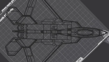 Настенное искусство F-22 Raptor 1