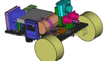 Робот с гибким шасси 2WD и 4WD 4