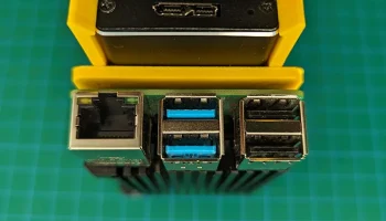 Компактный Raspberry Pi4B с креплением SSD на DIN-рейку.... 1
