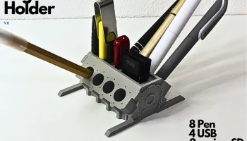 Держатель ручки для блока двигателя V8 (USB, SD, microSD)... Держатель ручки для блока двигателя V8 (USB, SD, microSD)...