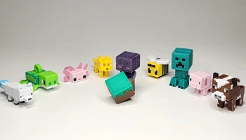 Набор мини-фигурок Enderman в стиле Minecraft, карточка/б... 2
