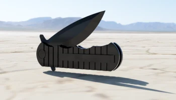 Реалистичный карманный нож, полностью распечатанный на 3D... 3