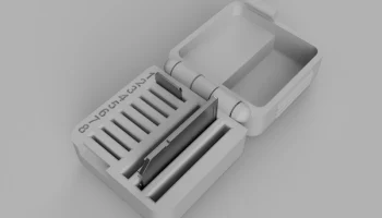 Один отпечаток коробки для 8 карт MicroSD + 3 SD (4x4x3 с...