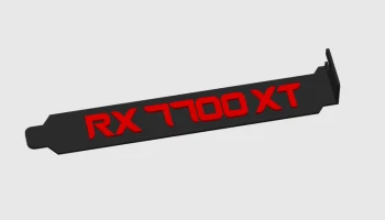 Крышка слота PCI/PCI-E AMD Radeon RX 7700XT 1