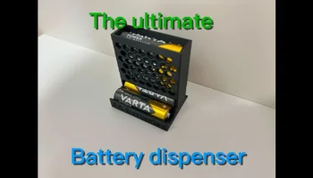 Диспенсер для батареек АА с сотовой конструкцией v3......