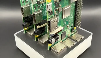 Gridfinity Bin 2x2 - держатель RasPi 3B/33B+