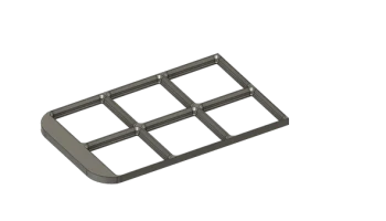 Вставка Gridfinity 2 x 6 для оригинальных лотков IKEA Skadis 2