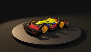 Двигатель среднего шасси 4wd (новый дизайн)... 1