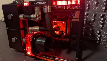 Настраиваемый корпус ITX для ПК с водяным охлаждением и о... 1