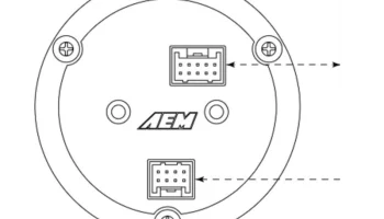 Широкополосное крепление для манометра AEM с двойным DIN... 1