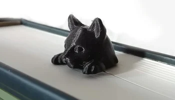 Закладка "Выглядывающий кот" (3D)