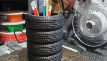 Органайзер для ручек из шин (коллекция Zeciortech TireSty...