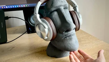 Подставка для наушников и декоративная скульптура Moai He... Подставка для наушников и декоративная скульптура Moai He...