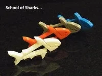 SHARKZ... Забавные многофункциональные зажимы/держатели/п... 7