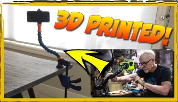 Напечатайте на 3D-принтере установку для камеры смартфона..