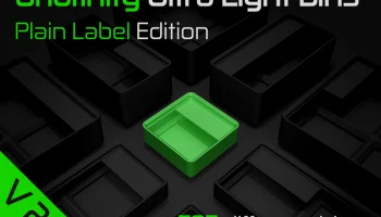 Контейнеры Gridfinity Ultra Light - версия с простой этик...
