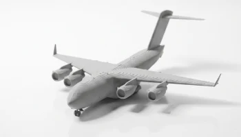 Модель военного самолета C-17 Globemaster 3D для печати..... 1