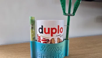 С Днем Рождения Duplo Geschenk Ваза Reagenzglas........ 2