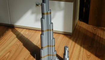 Бурдж-Халифа, высота 828 мм, высокая детализация, масштаб 1:1000 3Dмодель 2