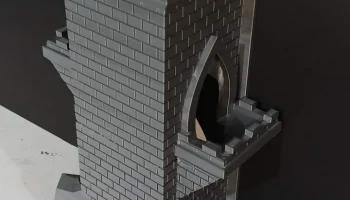 D&D Dice Tower и экран DM с каналами диаметром 5 мм 1