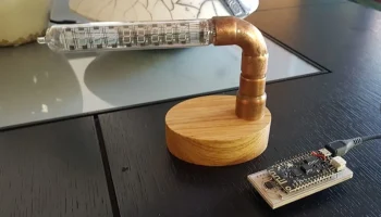 Часы Nixie в стиле стимпанк IV18 с VFD: открытый вызов ди.. 1