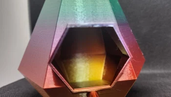 Подвесной шестигранный скворечник - 1 шт., с насестом + тент 2
