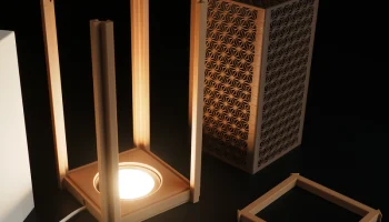 Лампа Kumiko Asanoha / 2 версии / LED KIT 001 4