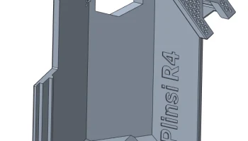 Крышка дверцы Prusa XL Dwarf с шестигранным дизайном......