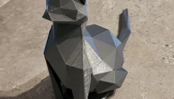 Низкополигональная Китти Кот 1