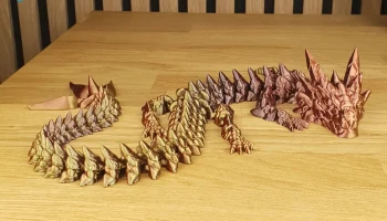 Полностью шарнирный Flexi Dragon с возможностью печати на.. 5