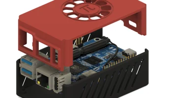 Корпус Orange Pi 3 LTS - упрощенная верхняя часть и регул... Корпус Orange Pi 3 LTS - упрощенная верхняя часть и регул...