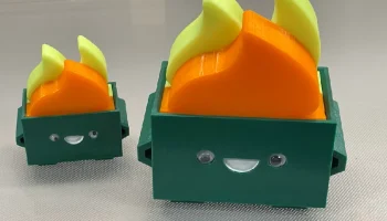 Огонь из мусорного контейнера со светодиодами........ 2