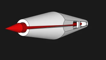 Гибкая ручка простого дизайна - работает с стержнями Pica ди 4
