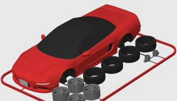 Карта комплекта Honda NSX Type R 5