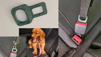 DriveDog (зажим для ремня безопасности для домашних живот...
