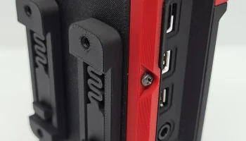 Корпус Raspberry Pi - нижняя часть для крепления на DIN-р..