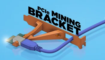 Кронштейн для майнинга PCIe