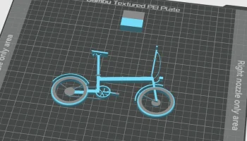 EBike (складной велосипед) - модель 15см.... 1