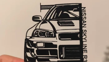 NISSAN SKYLINE R34 отделка стен