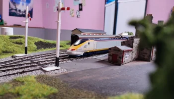 Хогсмид - станция Готленд, датчик OO (1:76) - железнодорожная станция Гарри Поттера 7