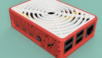 Чехол для Raspberry Pi 4 с индивидуальной крышкой (время ...